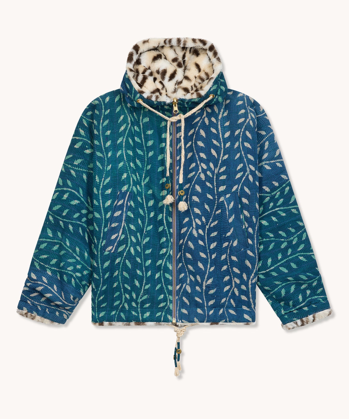 L’ÎLE BLEUE - MANTEAU HOODIE