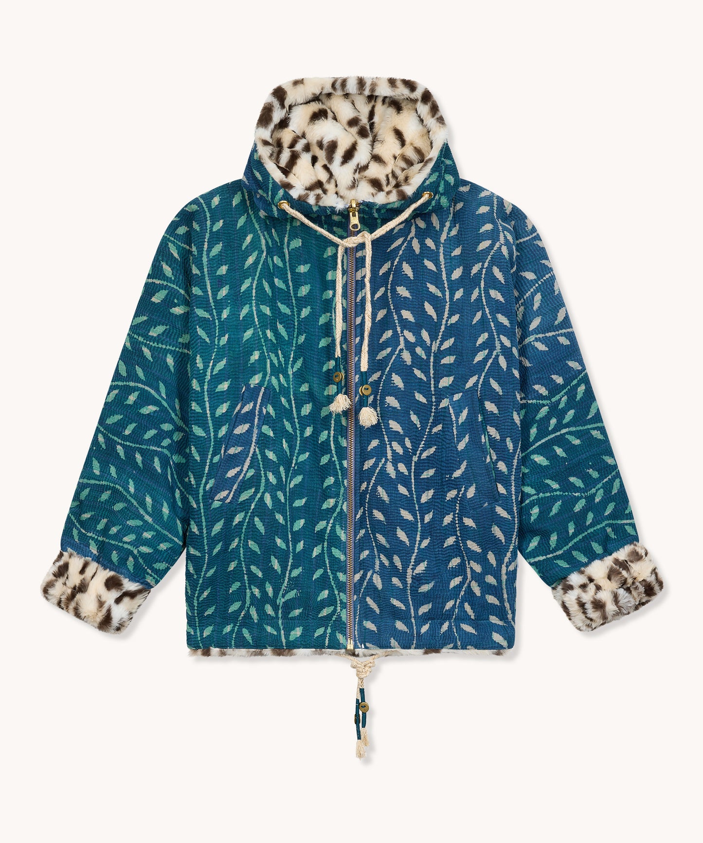 L’ÎLE BLEUE - MANTEAU HOODIE