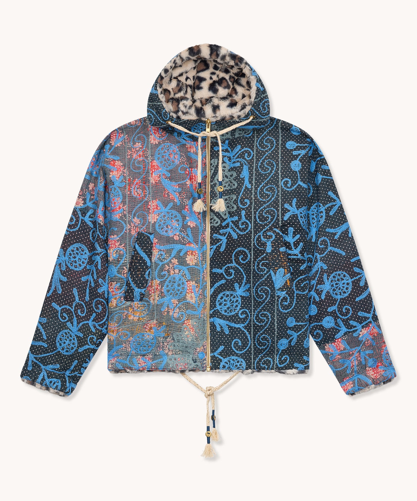 L’ÎLE BLEUE - MANTEAU HOODIE