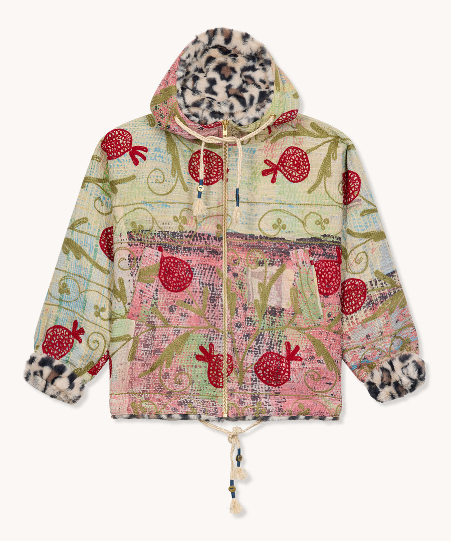 L’ÎLE BLEUE - MANTEAU HOODIE