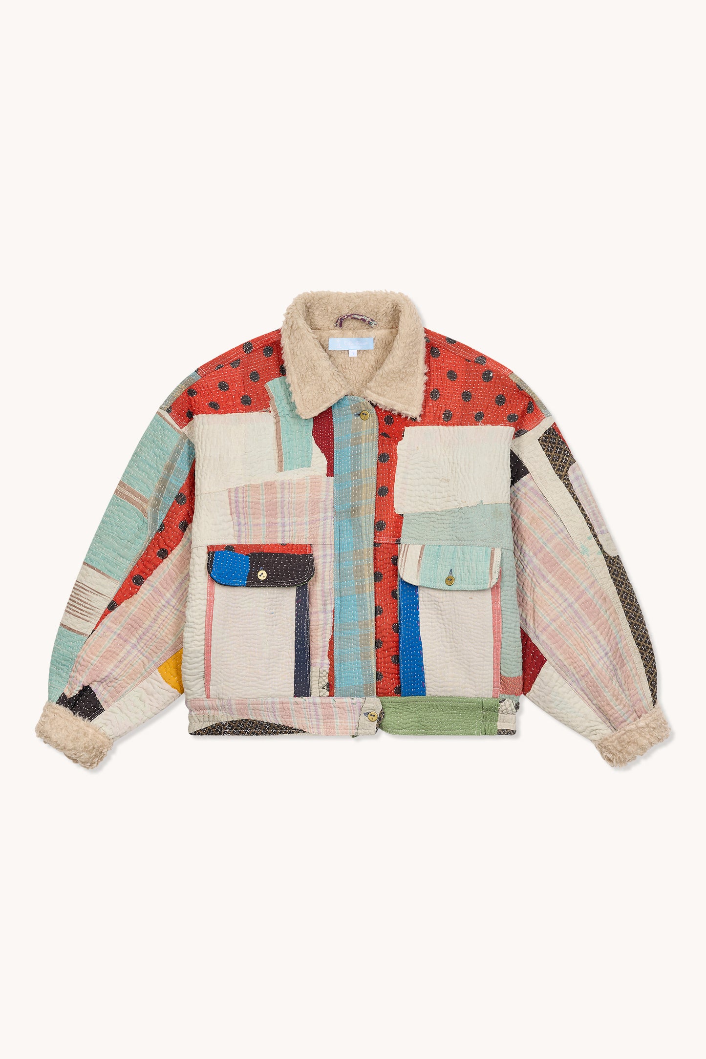 L'ÎLE BLEUE - BLOUSON JIM FOURRÉ - PAON