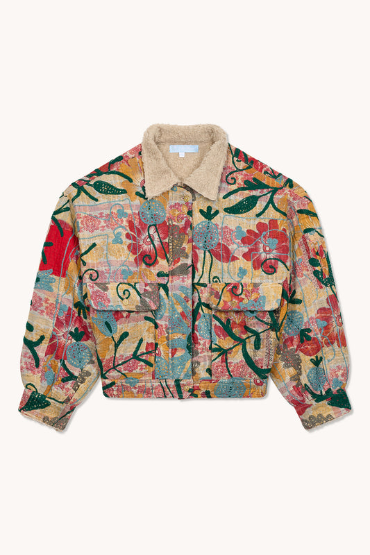 L'ÎLE BLEUE - BLOUSON JIM FOURRÉ - SUZANI