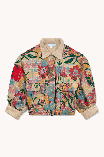 L'ÎLE BLEUE - BLOUSON JIM FOURRÉ - SUZANI