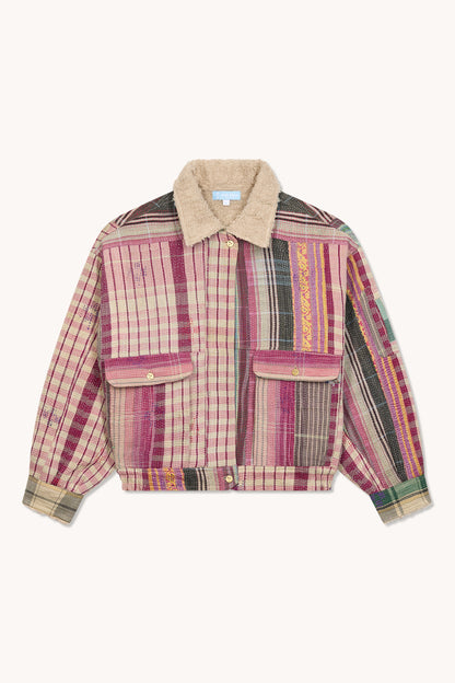 L'ÎLE BLEUE - BLOUSON JIM FOURRÉ - TIGRE