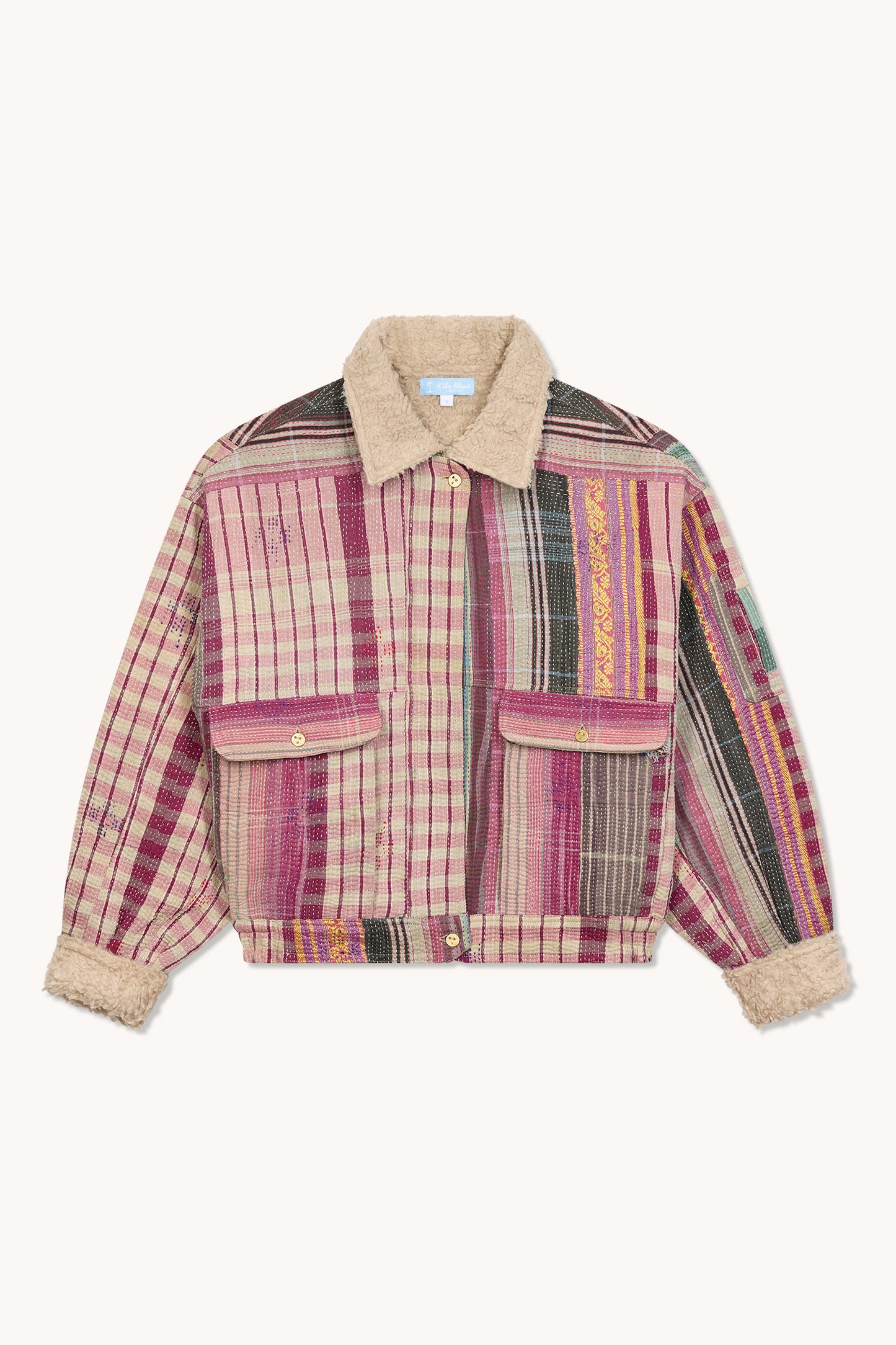 L'ÎLE BLEUE - BLOUSON JIM FOURRÉ - TIGRE