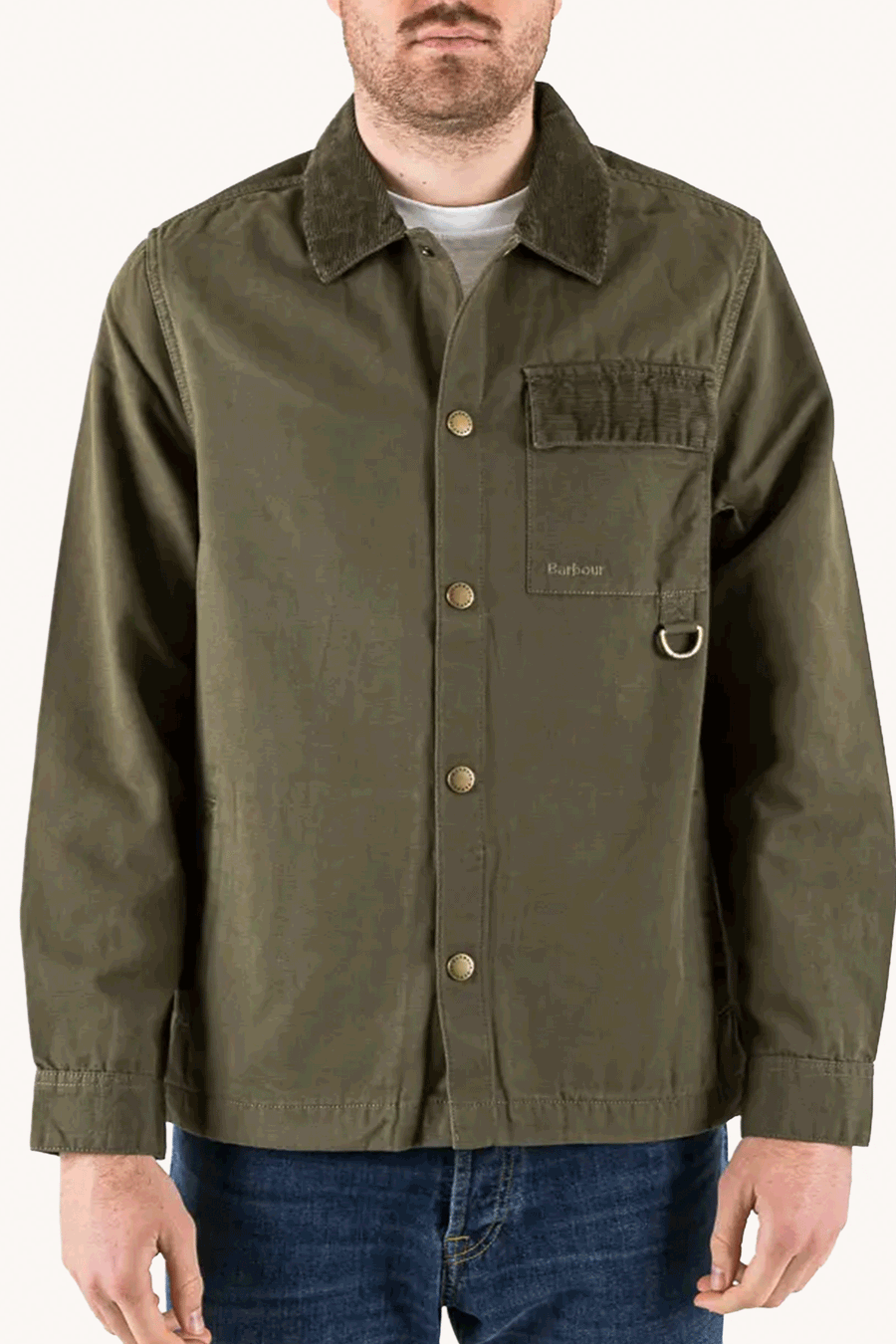 BARBOUR - VESTE SURCHEMISE HOMME DECLAN PATCH IVY GREEN