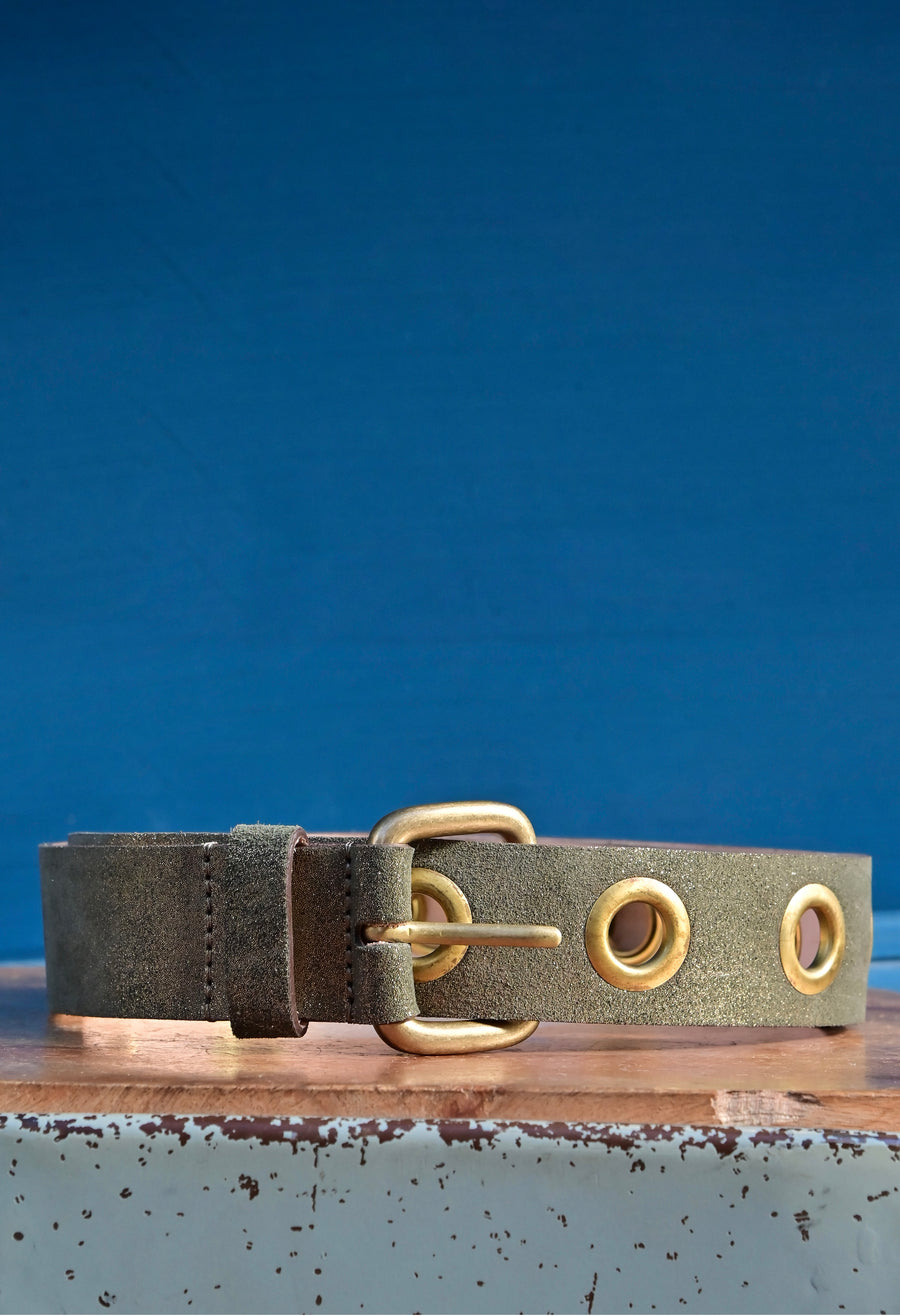 BERTHILLE - Glittery Velvet Belt