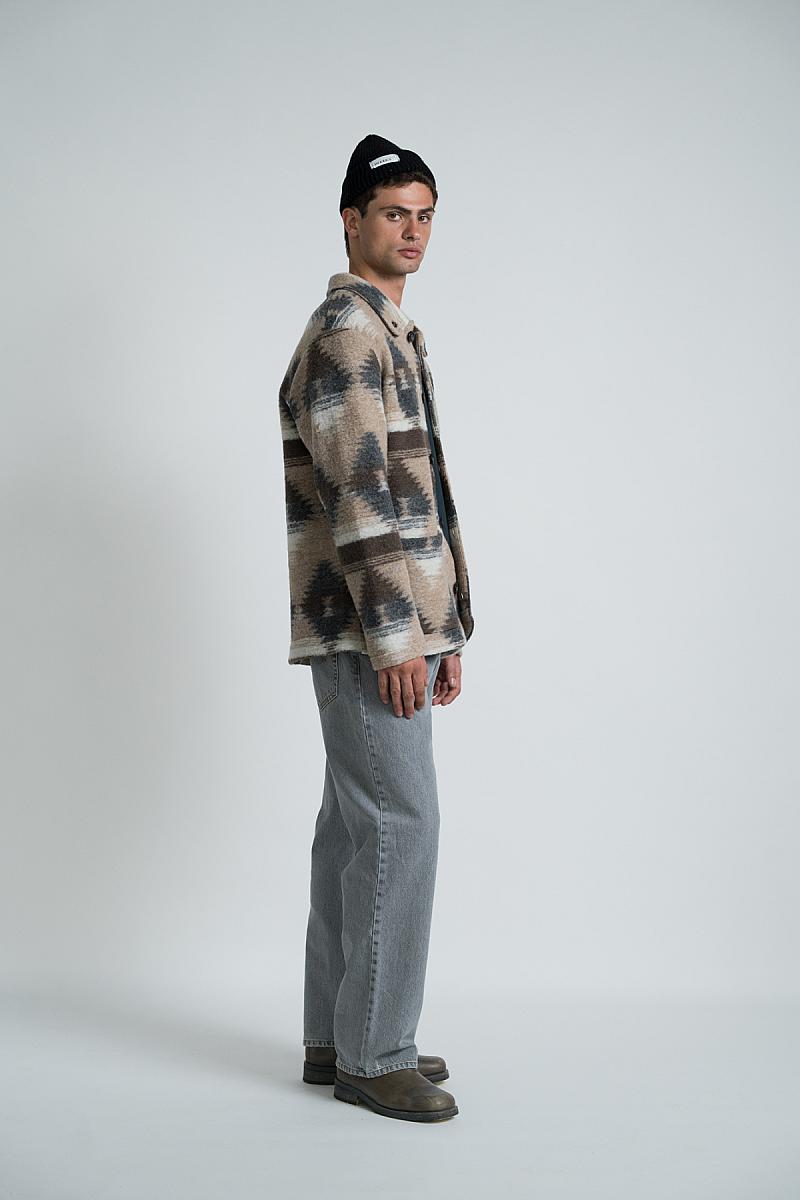 Veste homme Wooden Store York Navajo coloris gris, vue complémentaire