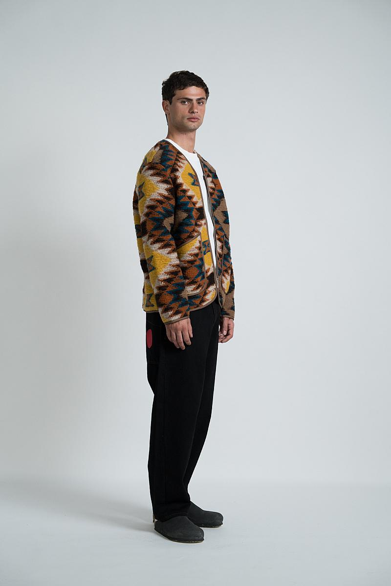 Veste homme Wooden Store Cameron Zip coloris Navajo, vue complémentaire