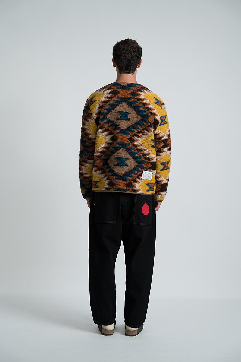 Veste homme Wooden Store Cameron Zip coloris Navajo, autre angle