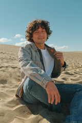 L'ÎLE BLEUE - Surchemise Homme Paul en Kantha
